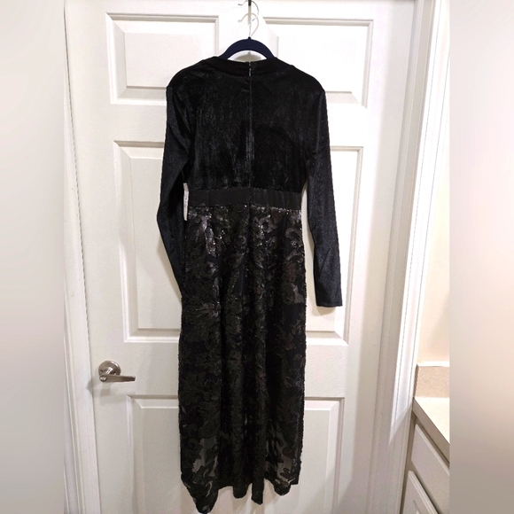 Venus Sequin Lace High-Low Dress Size 8 - Picture 5 of 8